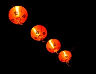 Orange Japanese Lanterns