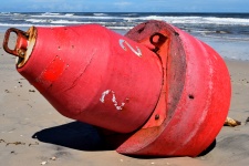 Red Buoy Washed Up