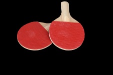 Red Ping Pong Paddles