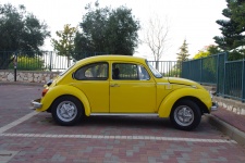 Small Vintage Volkswagen Beetle