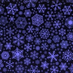 Violet Snowflakes