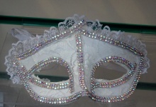 White Masquerade Dance Mask