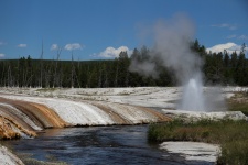 Yellowstone Geyser And Hot Spring