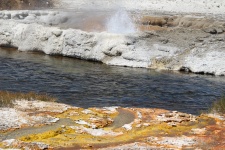 Yellowstone Geyser And Hot Spring