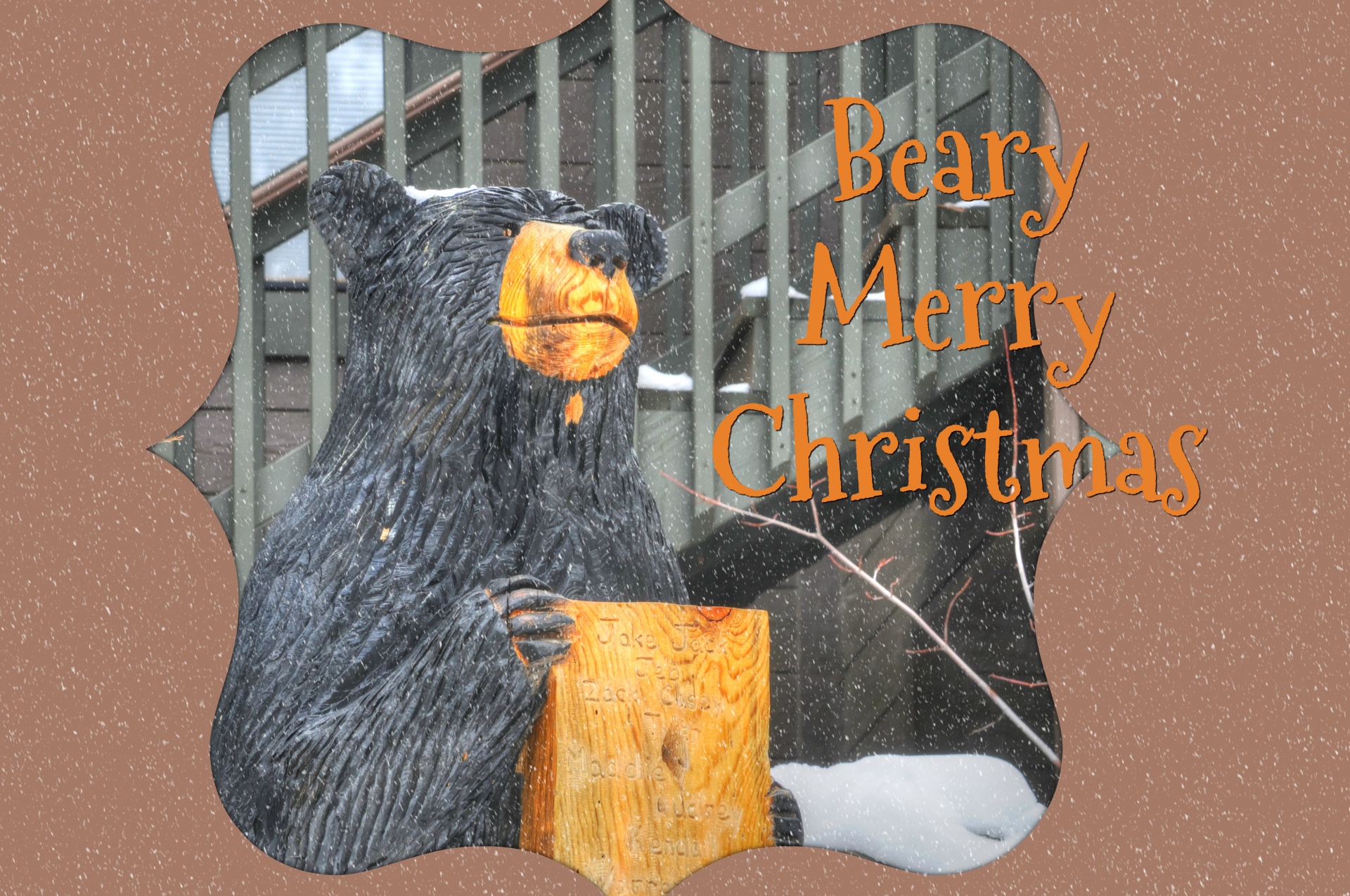 Beary Merry Christmas Free Stock Photo Public Domain Pictures