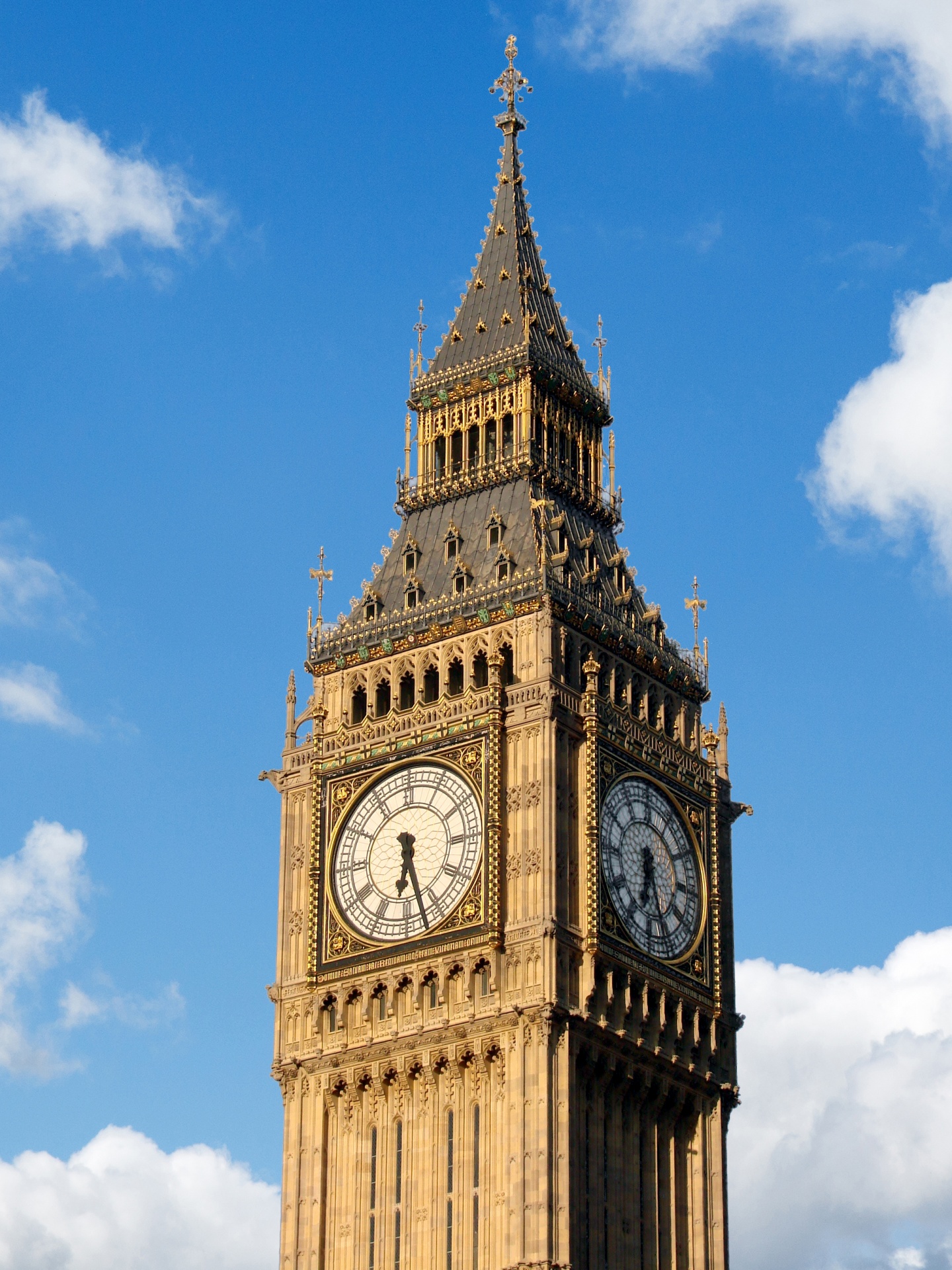Big ben clock tower in London, England, UK