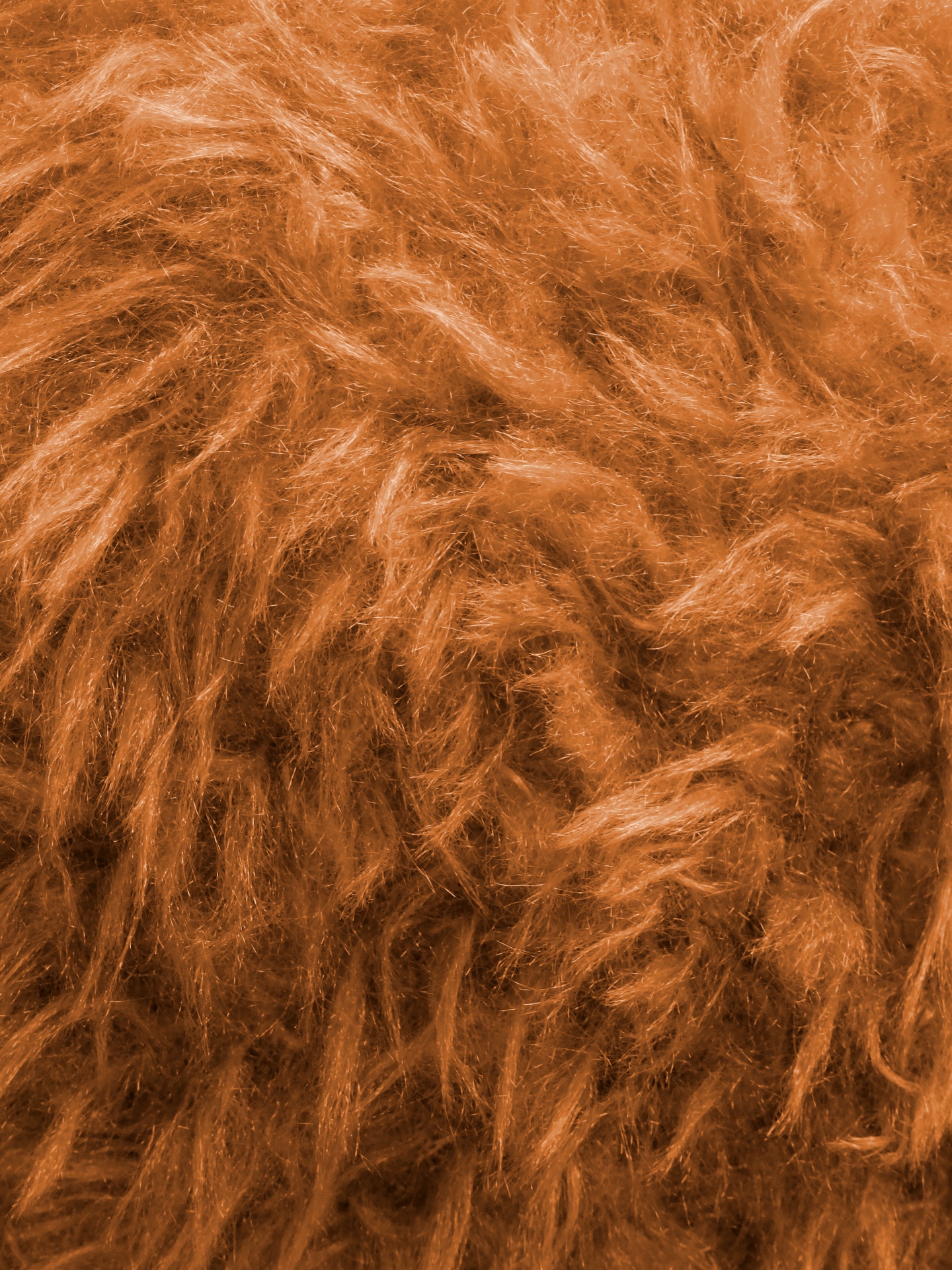 Brown Beige Thick Furry Background