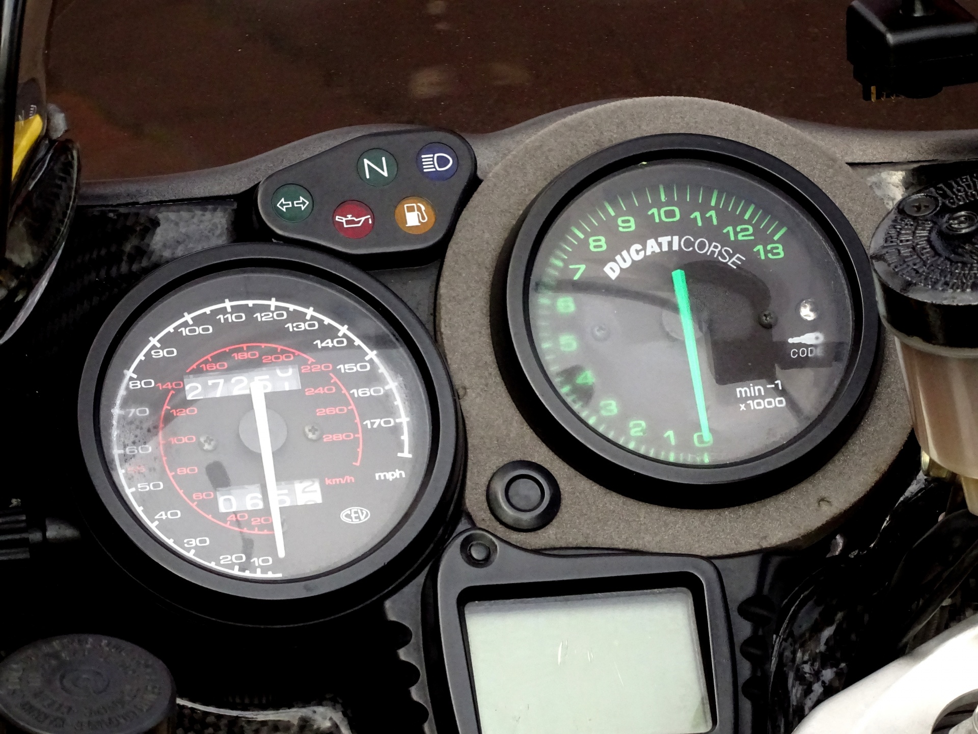 Ducati Motorcycle Speedometer