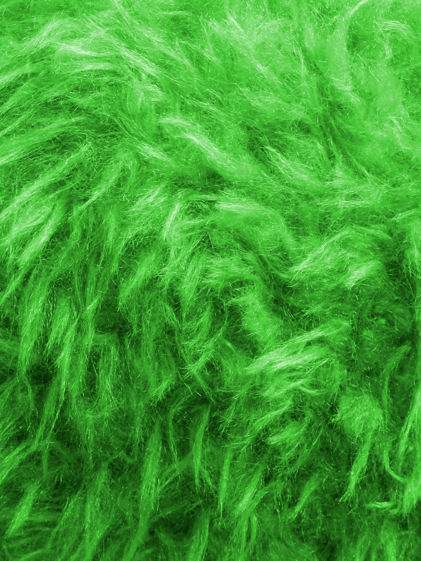 Green Thick Furry Background