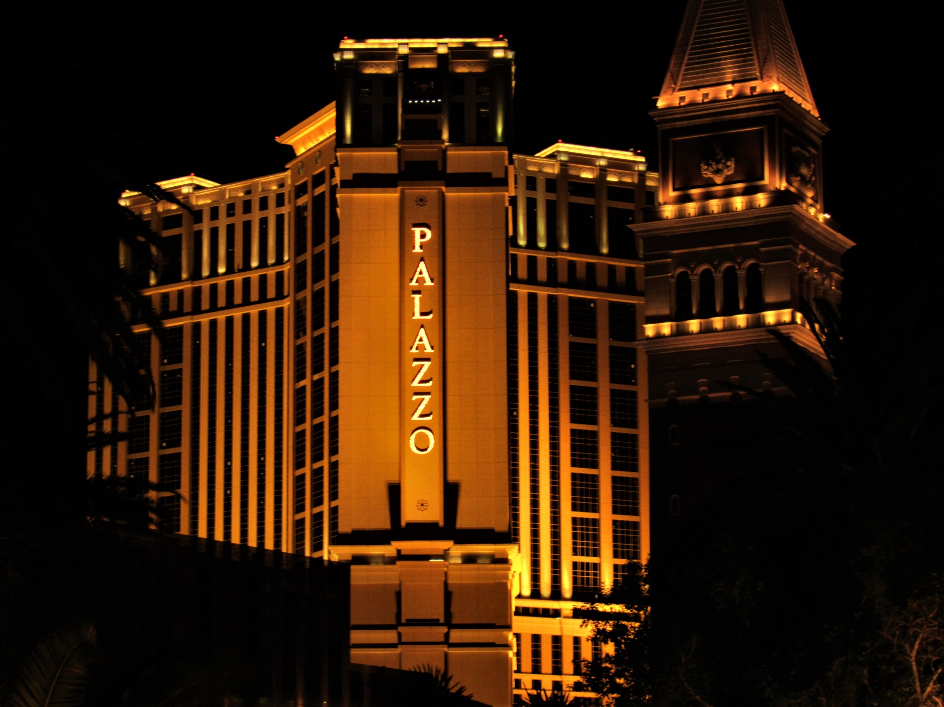 Night photo of Palazzo Casino, existing light, no flash, beautiful architecture