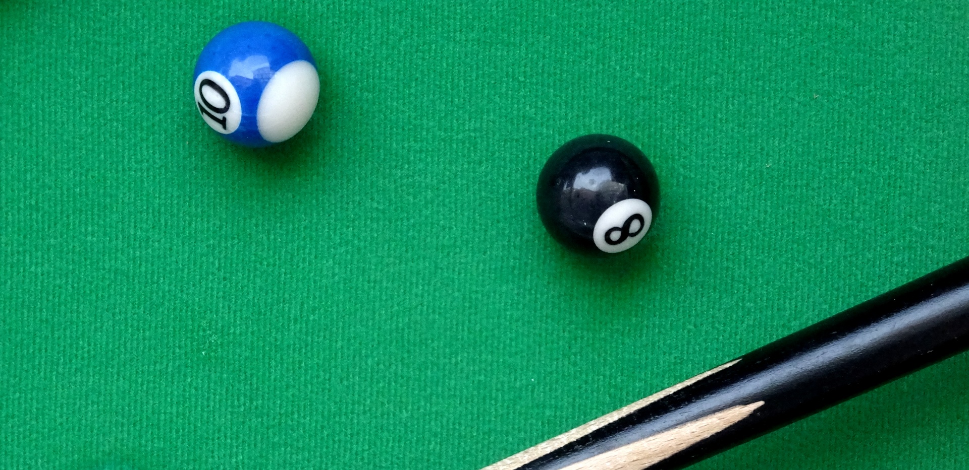 Pool Table Cue And Balls