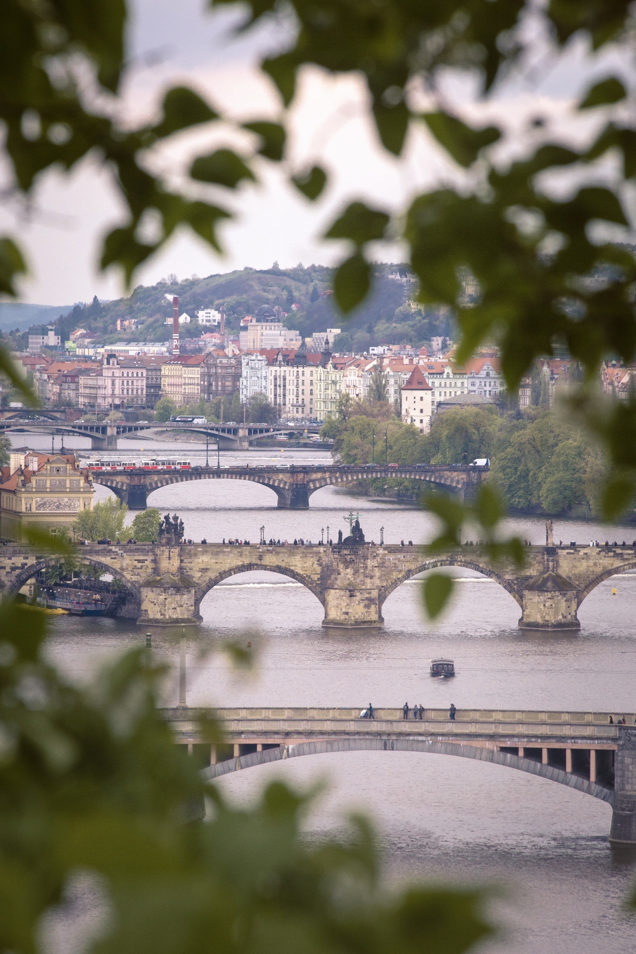 Prague Bridges River