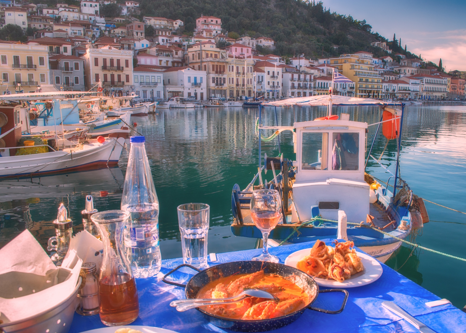 Sea Food With A Greek View
