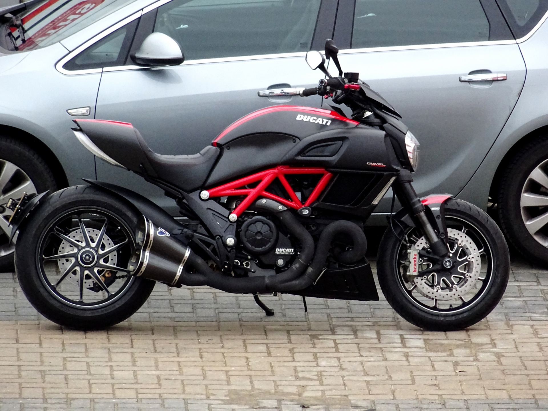 Sleek Ducati Motorcycle