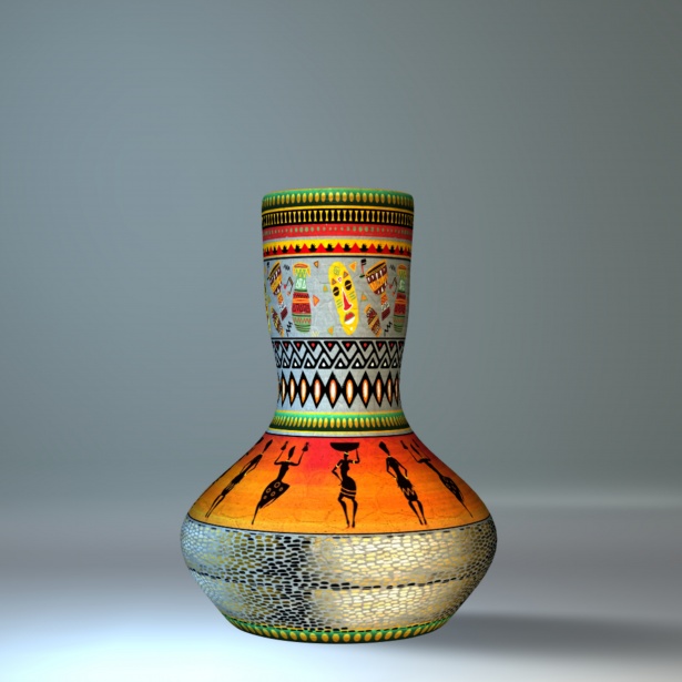 Africká váza 2 Stock Fotka zdarma - Public Domain Pictures