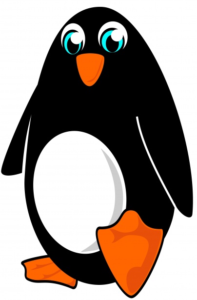 Pinguino di cartone animato Immagine gratis - Public Domain Pictures