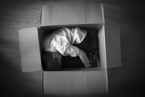 Dítě v krabici Stock Fotka zdarma - Public Domain Pictures