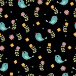 Birds And Flowers Wallpaper