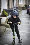 Boy On Scooter