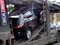 Car Being Transported