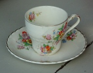 Decorative Tea Cup And Saucer