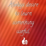 Desire To Learn