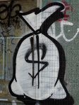 Dollar Sign Money Bag Graffiti