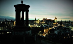 Evening Skyline City Of Edinburgh