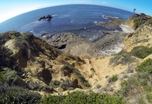 Fisheye Ocean Cliff