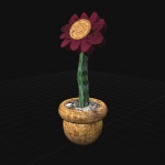 Flower In Flowerpot