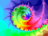 Fractal Spiral Rainbow