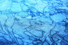 Frozen Water Abstract Blue 2