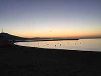 Fuengirola Sunrise Beach Silhouette