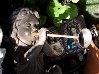 Graveside Trumpeter Statuette