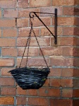 Hanging Basket On Building