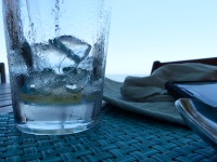 Ice Water And Table Setting