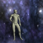 Male Mannequin And Universe