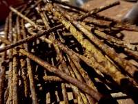 Pile Of Rusty Pins