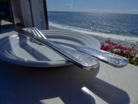 Place Setting At The Ocean