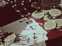 Poker Hand And Chips