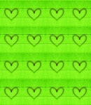 Repeating Sprayed Heart Lime Wall