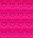 Repeating Sprayed Heart Pink Wall