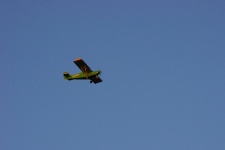 Small Green Vintage Airplane