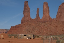 Three Sisters Monument Valley