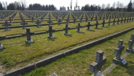 War Cemetery In Zgorzelec Poland