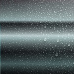 Waterdrops On Grey Background