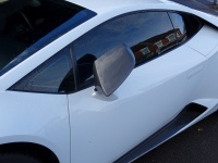 White Lamborghini Car Door