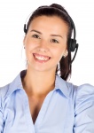 Woman With A Headset