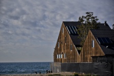 Wooden Beach House