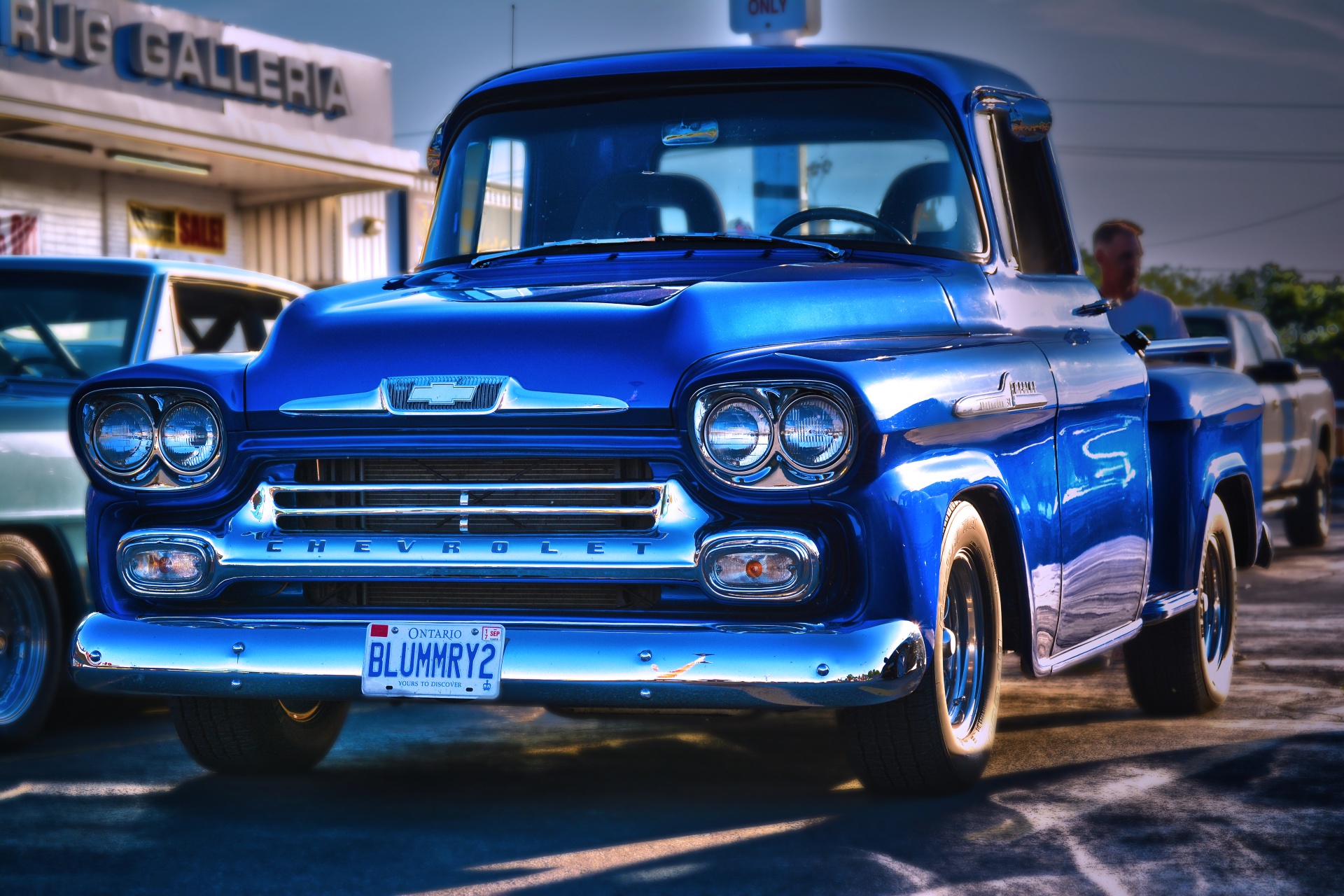 Blue Chevy Truck